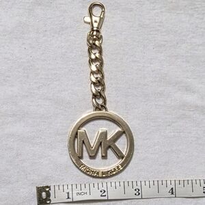 Michael Kors Gold Logo Keychain